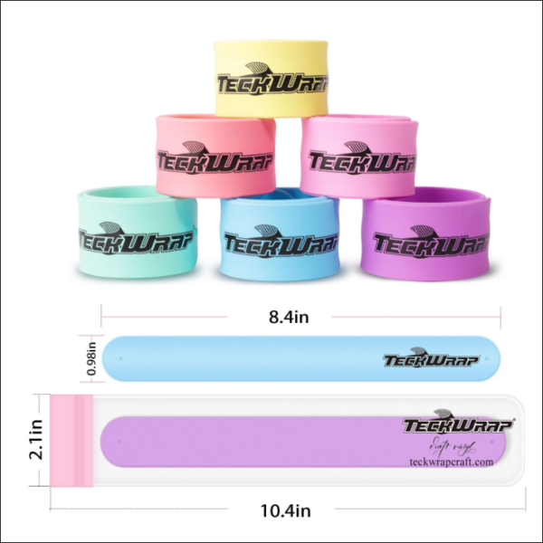 TeckWrap Silicone Slap Bracelets