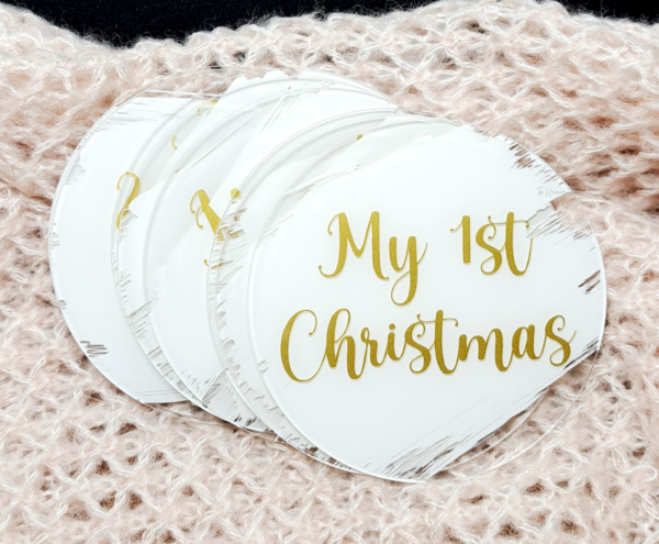 Holiday Baby Milestone Discs – Festive Edition - Image 3